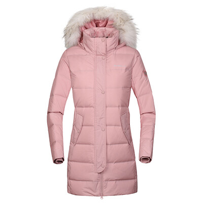 

NORTHLAND down jacket 2018 autumn&winter Ruiyi womens one-piece woven down jacket gray pink female models 17092A  code