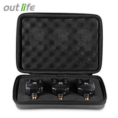 

Outlife JY - 1 - 3 3pcs Box Blue LED Wireless Fishing Bite Alarm Water Resistant Adjustable Tone Volume Sensitive Sound Alert