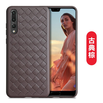 

Business Ventilation Dissipate heat Phone Cases for Huawei Mate10 Pro Silicone Grid Weaving Fitted Cases For HuaweiP20 Plus