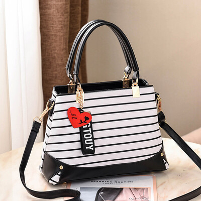 

2019 spring new fashion trend handbag PU leather handbags Europe&the United States big bag shoulder bag wholesale