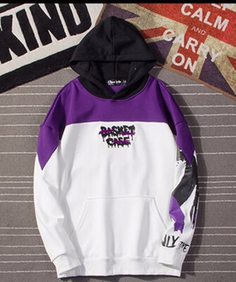 

new 2018 fashion nice embroidery embroidery graffiti hip-hop hooded men&women