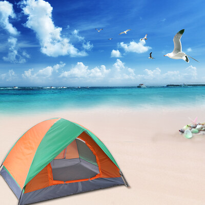 

Water Resistant Dome Double Tent for Camping With Removable Rain Fly And Carry Bag