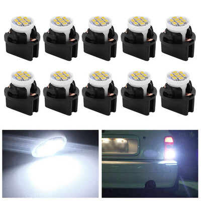 

10x T10 PC194 LED Instrument Panel Light Dashboard Gauge BulbTwist Lock Sockets