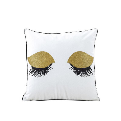 

Lumbar Pillowcase Soft Sofa Cushion Cover Throw Pillow Case Home Sofa Bed Car Decorative Cushion Case