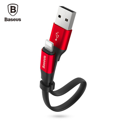 

Baseus Nimble 2A Portable 8 Pin Transfer Data Synchronization Charging Cord 23CM