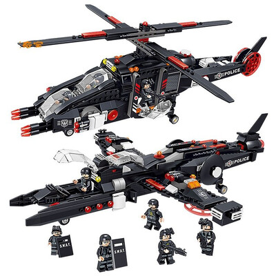 

Antisubmarine Amphibious Transformable Aircraft Team Compatible Lego Boys Intelligence Enlightenment Toys