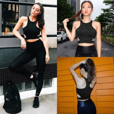 

New Casual Women Sexy Sleeveless Tank Top Vest Blouse Crop Tops Shirt -L