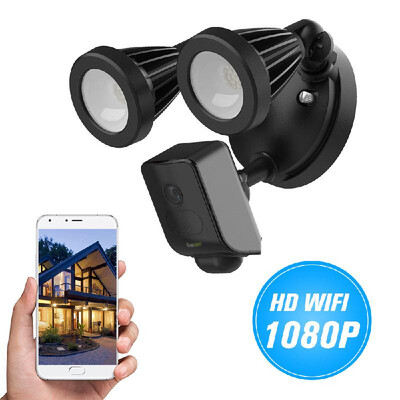 

FREECAM 32 leds Floodlight HD 1080P Security Wifi Camera Motion-Detected Wall-Light Wireless Security Cam One-Way Talk Cloud Stora