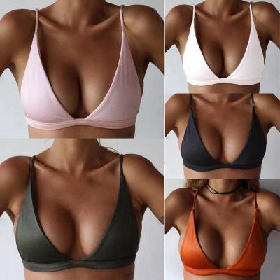 

New Women Bandage Push-Up Bikini Top Bandeau Swimwear Swimsuit Beachwear Bathing