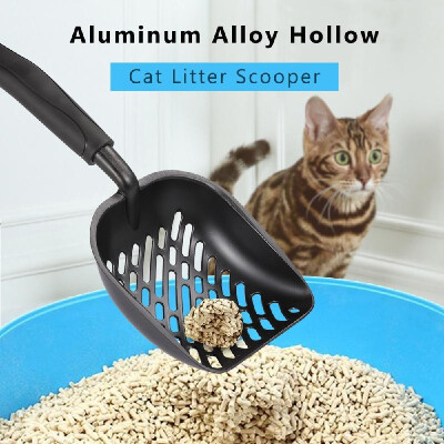 

Aluminum Alloy Hollow Cat Litter Scooper Litter Shovel Sifter with Long Handle Pet Poop Scooper Shovel Pet Cleaning Supplies Tools