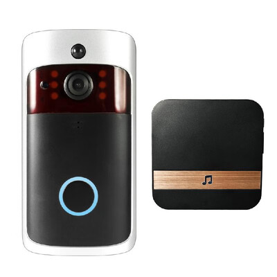 

Smart Wireless WiFi Security DoorBell Video on The Phone Remote Monitoring Visual DoorBell Low Power Consumption