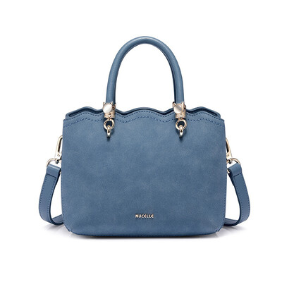 

Marsoul new fashion casual shoulder messenger bag frosted fabric large capacity handbag