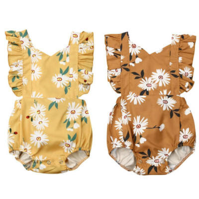 

US Seller Newborn Baby Girl Romper Bodysuit Playsuit Sunsuit Outfit Clothes Sets