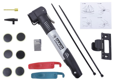 

Mountain bike multi-functional portable bicycle glue-free tire repair kit gas tube tire repair kit