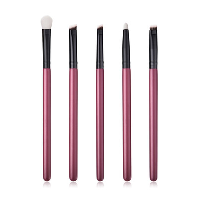 

〖Follure〗5PCS Wooden Foundation Cosmetic Eyebrow Eyeshadow Brush Makeup Brush Sets Tools
