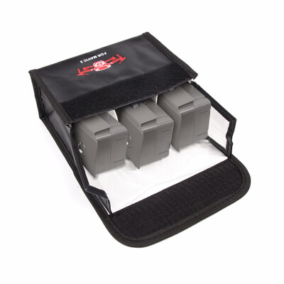 

for DJI MAVIC 2 Pro Zoom Battery Case LiPo Safe Protective Storage Bag Explosion-proof large can store 3 batteries