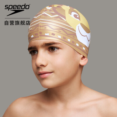 

Speed than Tao Speedo Disney Marvel series fashion printing fit comfortable&quick-drying hair care ear long hair for children swimming cap blue red code 808386C842