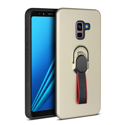 

Magnetic Case Samsung Galaxy A8 A8 Plus 2018 Phone Ring Stand Case Samsung A8 SM-A730N SM-A730FDS SM-A730 Hybrid TPU Hard Cover