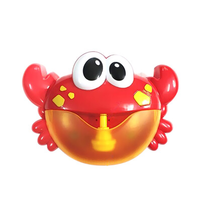 

Funny Bath Bubble Maker Children Automated Spout Crab Bath Toy Cute Bubble Making Machine Educational Water Toys for Boys & Gilrs