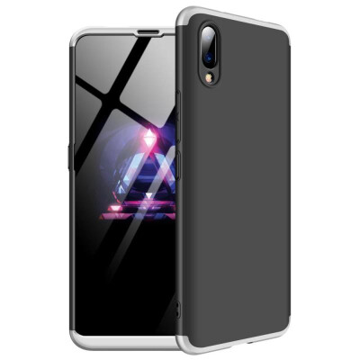 

MOONCASE Vivo NEX S front fingerprint Three-section all-inclusive shield - black silver