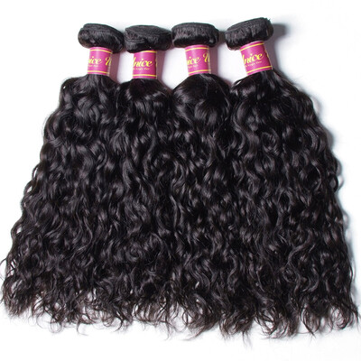 

UNice Hair 8A Peruvian Water Wavy Virgin Human Hair 400g Free Shipping