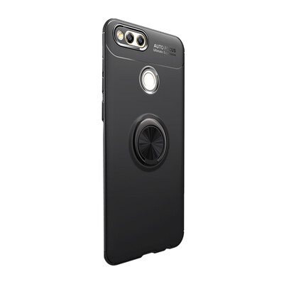 

360 Degree Metal Ring Kickstand Thin Soft TPU for Huawei Honor 7XMate se