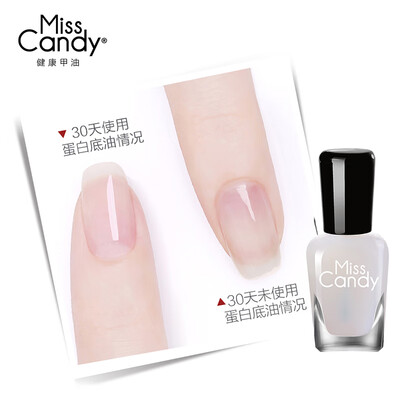 

Miss Candy Healthy Nail Polish Unscentable Nail Polish Nail Polish Long-lasting Care Nail Wheat Protein Strong Armor Base Oil NF002