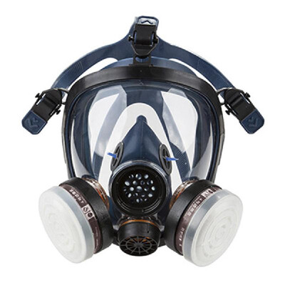 

STRONGST-S100-3 Gas Mask Respirator Dual Filter Full Face Mask for Painting Spraying Silica Gel Mask