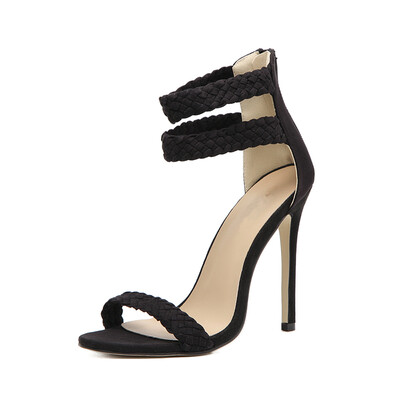 

Women\s Stiletto Open Toe High Heels Slim Party Sandals