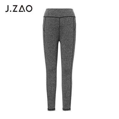 

Beijing Tokyo made JZAO ladies sports fitness yoga tight pants gray