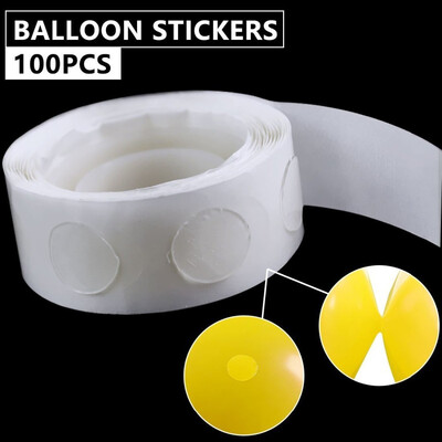 

FANLUS 100Pcs Glue Point Balloon Glue Craft Adhesive Point Tape Non-liquid Glue for Homemade Arts DIY Projects