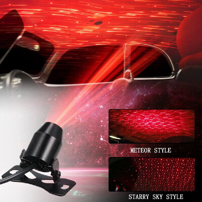 

Universal USB Plug Mini LED Car Roof Star Night Lights Projector Light Interior Atmosphere Lamp
