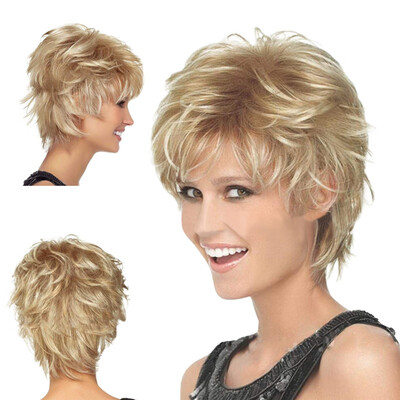 

〖Follure〗Fashion Womens Sexy Full Bangs Wig Short Wig Curly Wig Styling Cool Wig