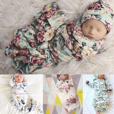 

Newborn Infant Baby Coming Home Floral Swaddle Wrap Swaddling Sleeping Comfort Blanket
