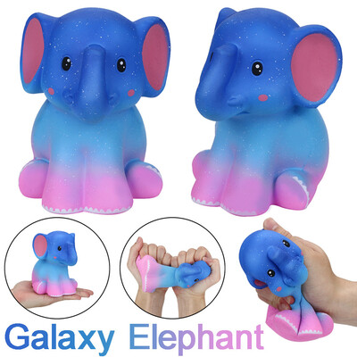

Gotoamei Jumbo Galaxy Elephant Soft Slow Rising Cream Scented Stress Relief Toy
