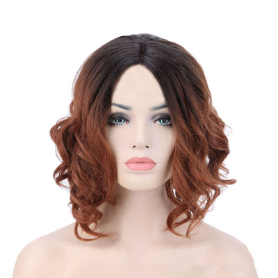 

American&European Women Short Hair Dyed with Gradient Wig
