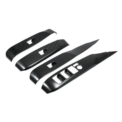 

4Pcs Window Lift Switch Button Panel Frame Cover Trim fit for Toyota Camry 2018