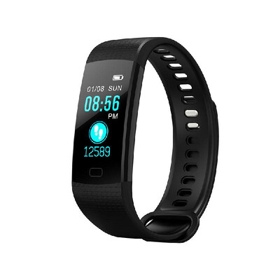 

Y5 Outdoor Sports Smart Bracelet Supports Heart Rate&Sleep Monitoring Blood Pressure Counter IP67 Waterproof Multifunctional W