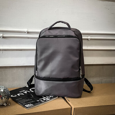 

Tailored Fashion Neutral Wild Color Large Capacity Backpack Student Bag Travel Bag