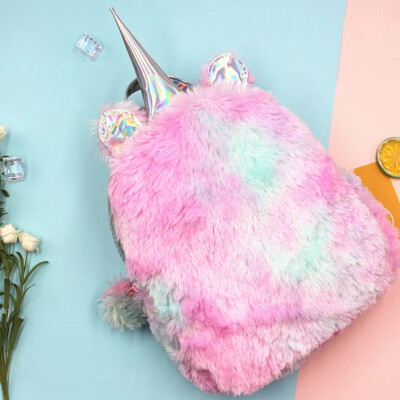 

Plush Unicorn Shoulder Backpack