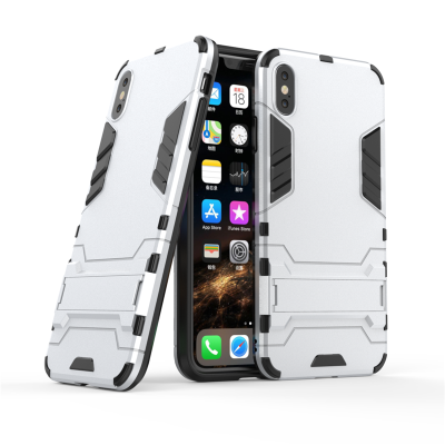 

Goowiiz Phone Case For Iphone XXsXs MaxXR Armor PC TPU Silicone Hard Bracket Double Protection