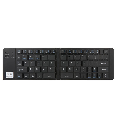 

Foldable BT Ultra Slim Pocket-Size Keyboard Portable Mini BT Wireless Keyboard with Built in Rechargeable Battery for IOS Android