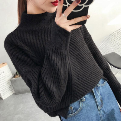 

Korean version of sweater girl in autumn&winter 2018