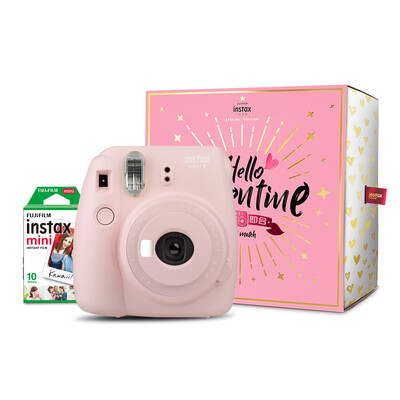 

Fuji FUJIFILM INSTAX Once Imaging MINI9 Light Lotus Powder Limited Gift Box Set with 10 sheets of film