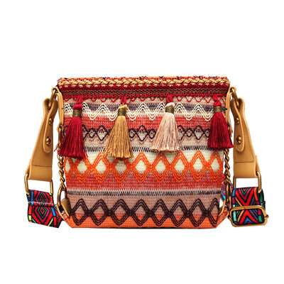 

Ins super fire female bag 2019 new wave rhombic chain single shoulder messenger bag texture wild foreign small square bag