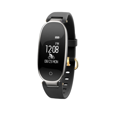 

Woman Smart Wristband 096" Touch Screen BT 40 Sleep Heart Rate Monitor Pedometer Smart Brecelet Fitness Tracker for Android 4