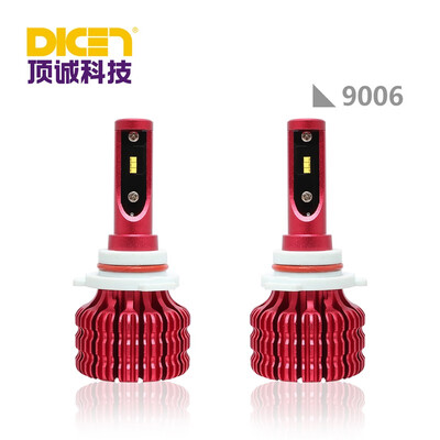 

9006 X9 2Pcs Car LED Light Bulb 6000K 16W 1800LM 12V 24V Head Light Fog Light Light Red Purple