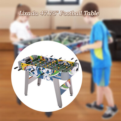 

Lixada 4775" Football Table Soccer Game Room Table Kicker Assembled Table Foosball Family Club Sport Game Pubs Workplaces Schools