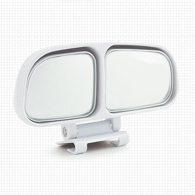 

2PCS Auto Wide Angle Rear Mirrors Car Side Rear View Blind Spot Square After Mirror White Black Adjustable Blindspot Car Mirror