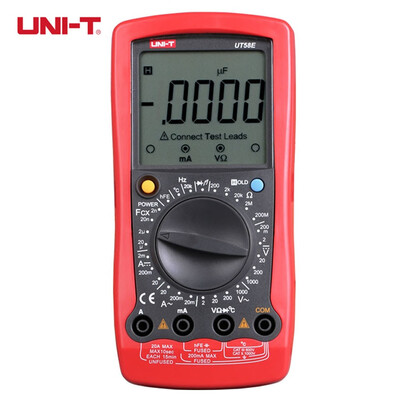 

UNI-T UT58E Digital Multimeters Auto-range w Frequency Temperature Meter Tester Ammeter Voltmeter Multitester